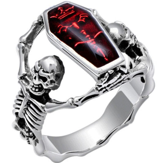 Punk Skeleton Ring
