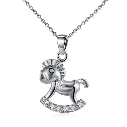 Silver Pony Necklace